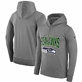 Seattle Seahawks Nike Sideline Property of Performance Pullover Hoodie Gray,baseball caps,new era cap wholesale,wholesale hats